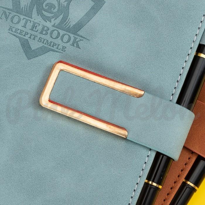 

A5 Buku Tulis Notebook Note Book Journal Premium Hardcover Leather