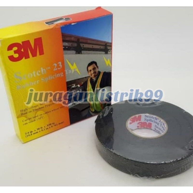 

3M I LISTRIK SCOTCH 23 RUBBER SPLICING TAPE