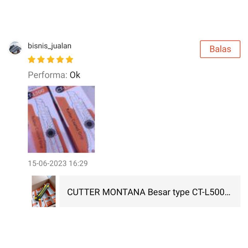 CUTTER MONTANA Besar type CT-L500 / Pisau potong / cater pemotong kertas / tajam