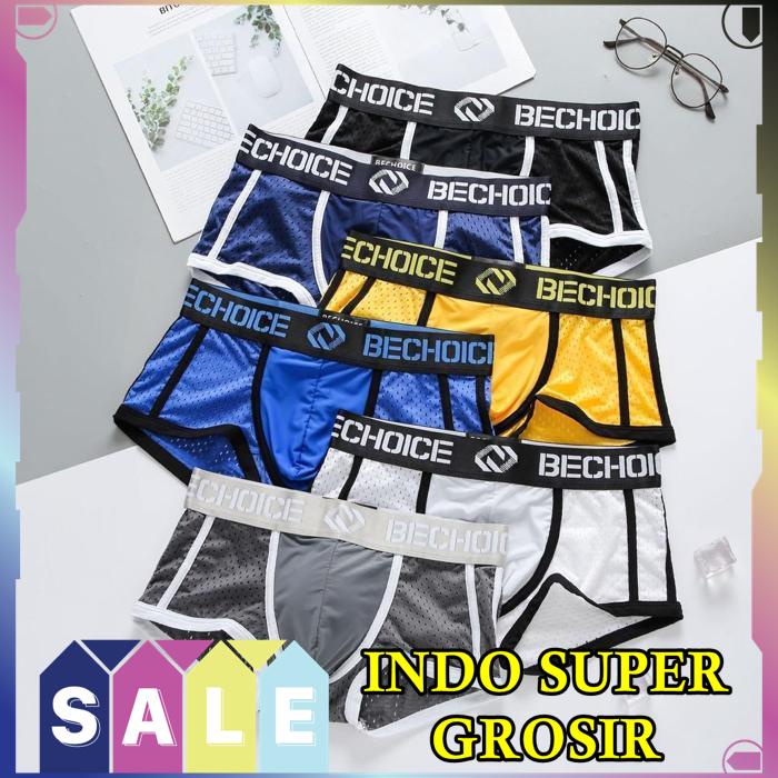 BOXER PRIA BECHOICE. CELANA DALAM PRIA. SEMPAK PRIA. UNDERWEAR  BOXER PRIA DEWASA / BOXER PRIA SEXY 
