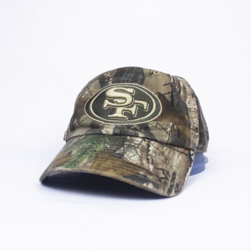Topi Baseball 47brand SF 49ers Brown Realtree LXL Second Murah Original