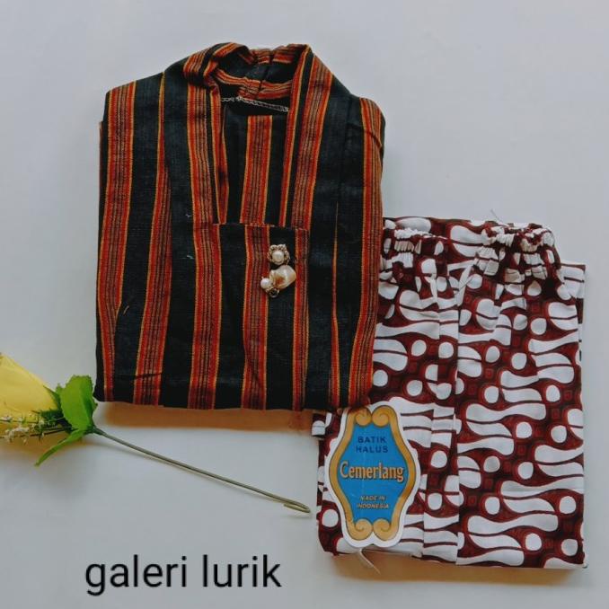 Setelan Kebaya Anak Perempuan | Pakaian Adat Jawa Anak