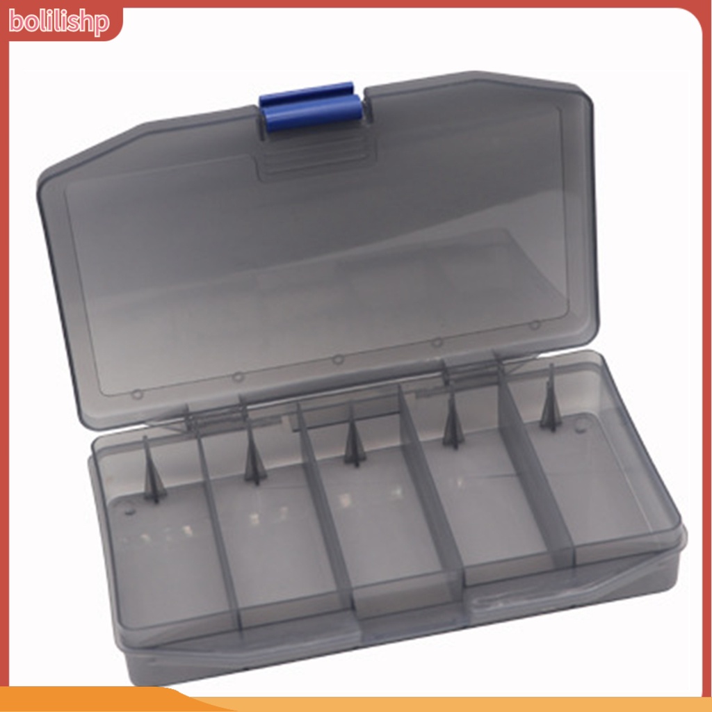 [Bolilishp] lure Box Multifungsi Tahan Debu Portabel 5kisi Alat Pancing Fishing Gear Storage Box Peralatan Pancing