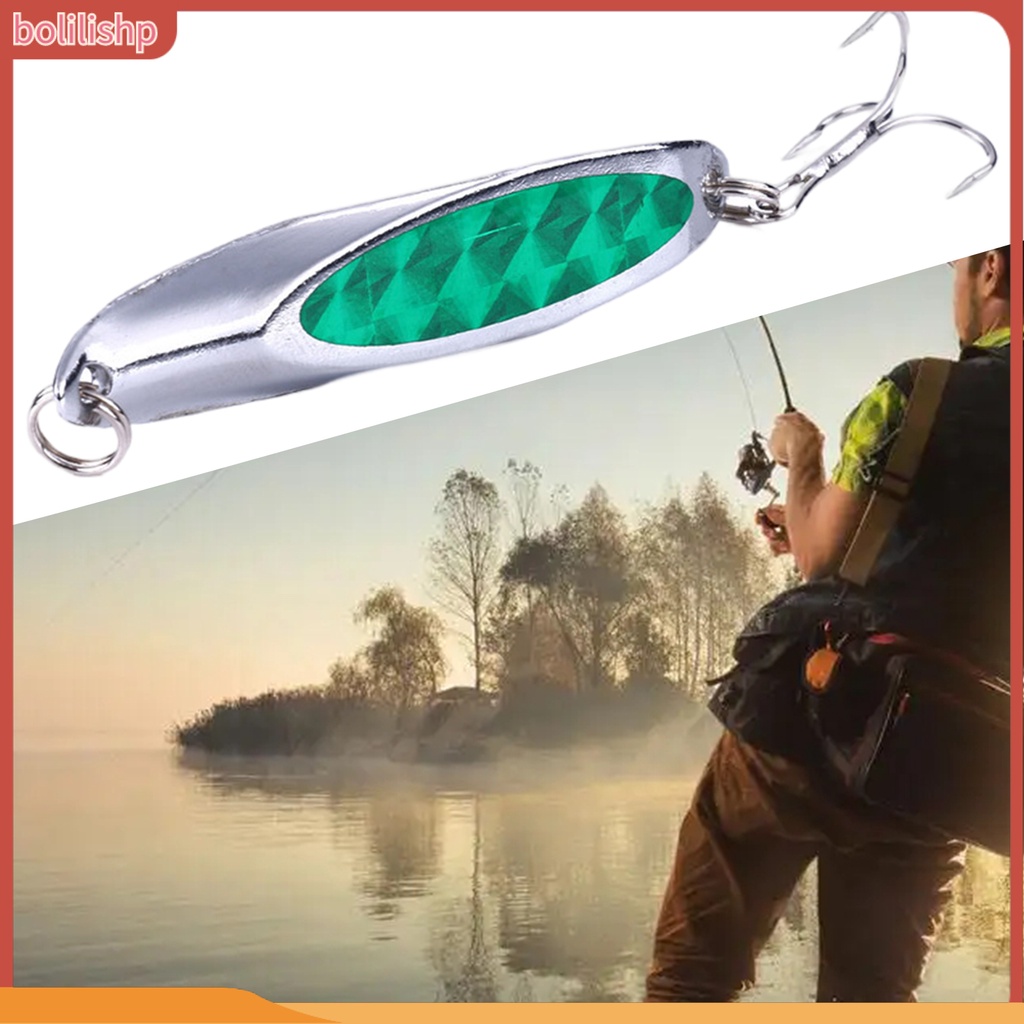 [Bolilishp] 7cm/21g Umpan Pancing Beveling Reflektif High Gloss Tajam Kait Warna Terang Heavy Duty Metal Panjang Casting Laut Memancing Spinnerbait Buatan Umpan Perlengkapan Memancing