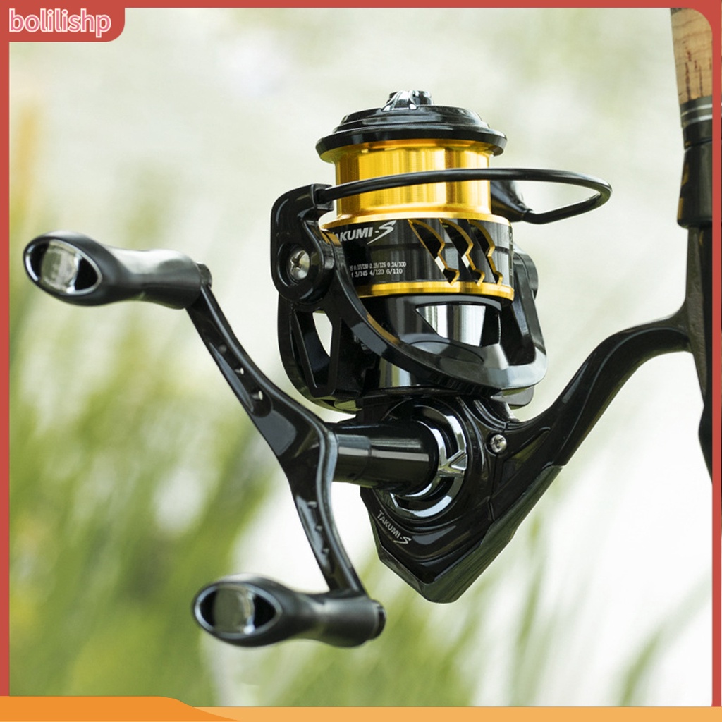 [Bolilishp] lure Spinning Reel Adjustable Rasio Kecepatan Tinggi 5.2: 1gagang Ganda Kiri Kanan Memancing Roda Berputar Fishing Tackle