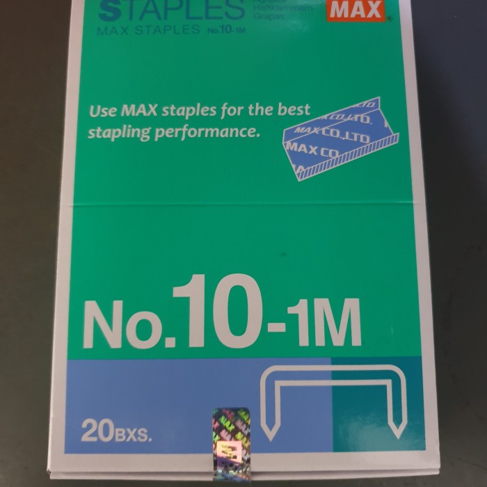 

Isi Staples MAX No. 10 (20 pak kecil)