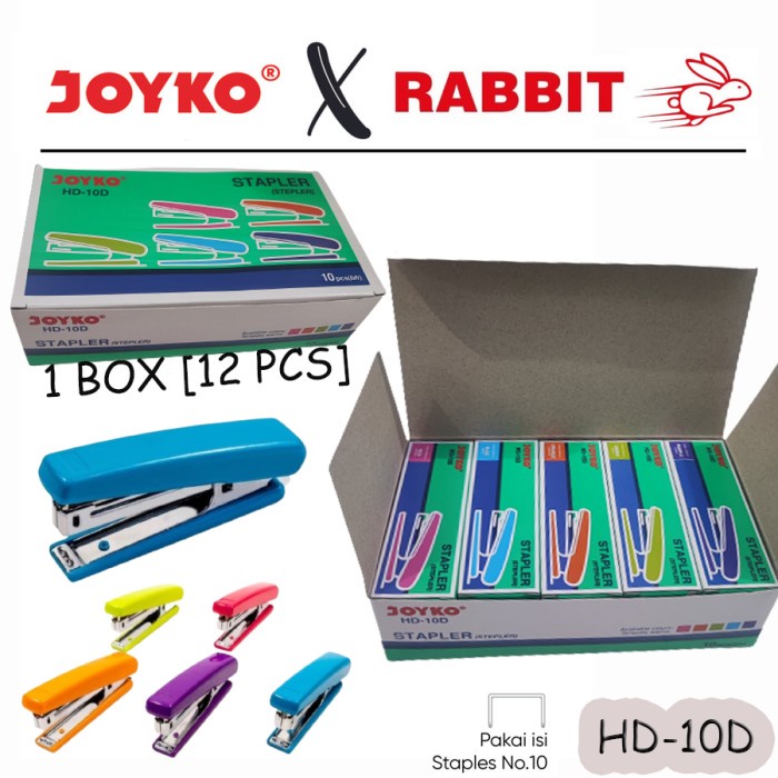 

Stapler / Stepler / Hekter / Jepretan Joyko HD-10D [1 BOX ISI 10 PCS]