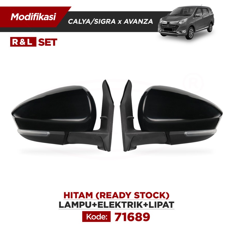 Modifikasi Spion Mobil Sigra Calya housing Avanza 2019 - Lipat