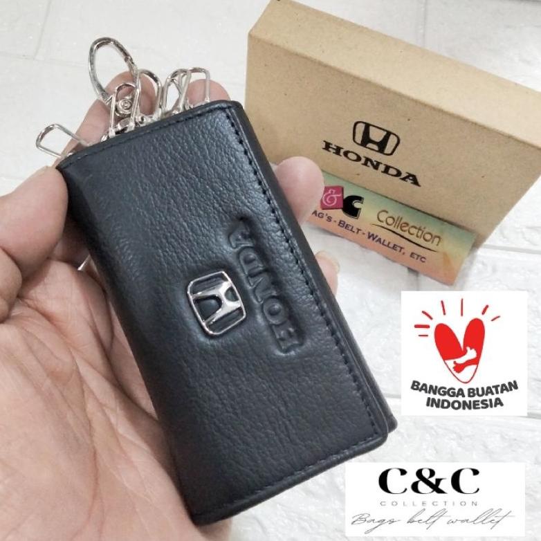 New Honda Dompet Stnk Dompet Kunci Gantungan Kunci Mobil Motor Kulit Asli