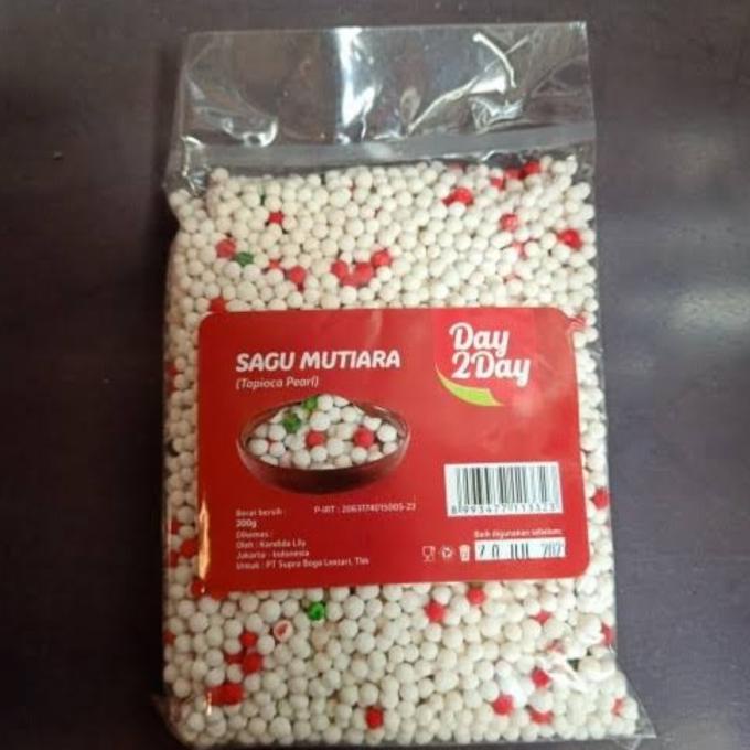 

------] DAY 2 DAY SAGU MUTIARA 200 GR TAPIOCA PEARF