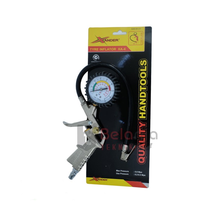 Tire Inflator dan Gauge - Xander
