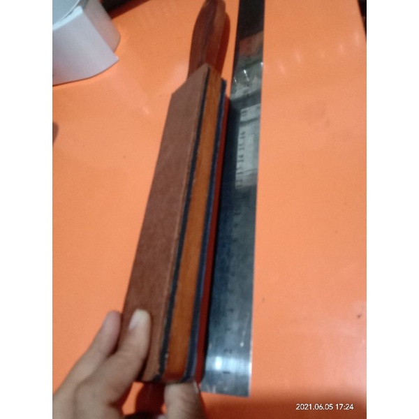 STROPING KULIT DUA SISI DENGAN SPONS, STROPING KULIT SAPI DUA SISI