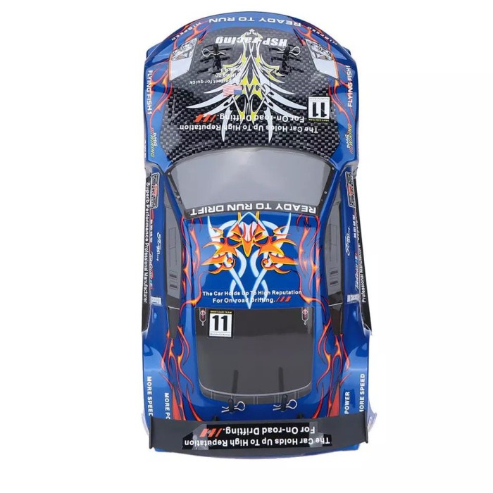 Rc Drift Car Mobil Balap Hsp Flying Fish 1/10 2.4Ghz Rtr