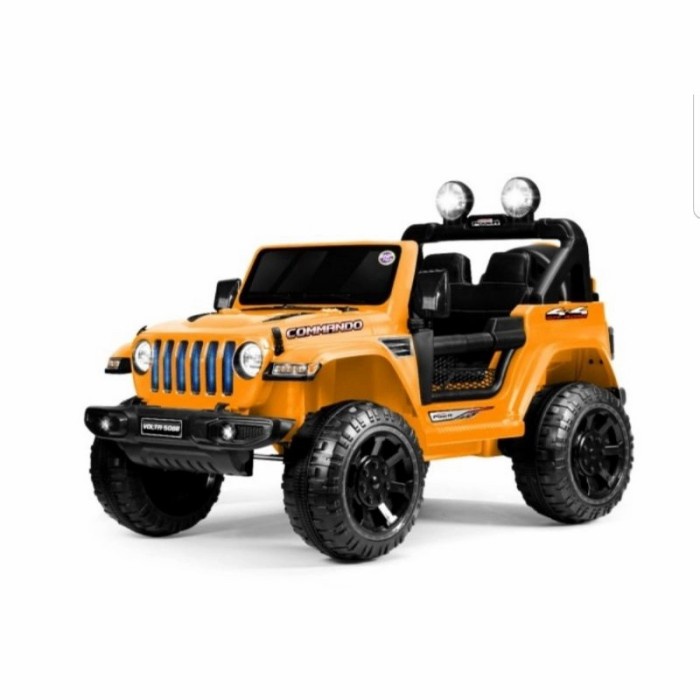 Mobilan Aki Anak Jeep Rubicon Commando 2Wd Volta 5088