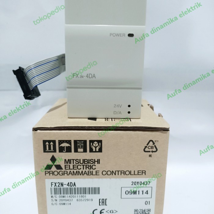 Terlaris Fx2N-4Da Fx2N4Da Fx2N 4Da Modul Analog Output Plc Mitsubishi