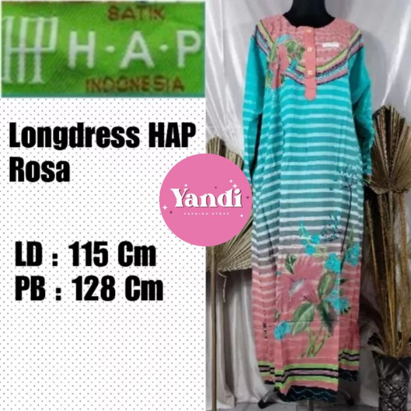 DASTER HAP LONGDRESS ROSA LD 115CM