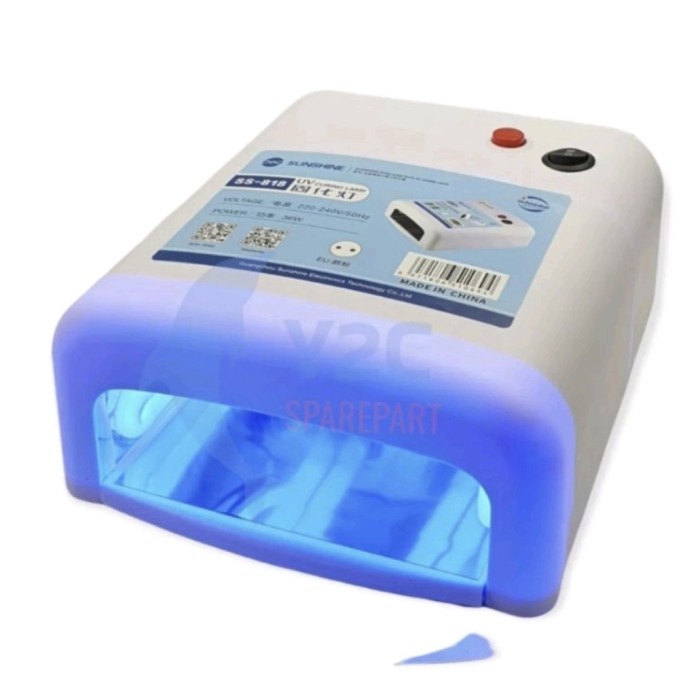 Lampu Box UV Pengering Lem Oca JH 818 36W Alat Servis HP