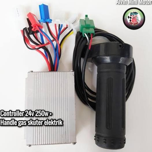 langsung order saja] CONTROLER GAS SEKUTER SATU SET SEPEDA LISTRIK 1 SET 2 UNIT