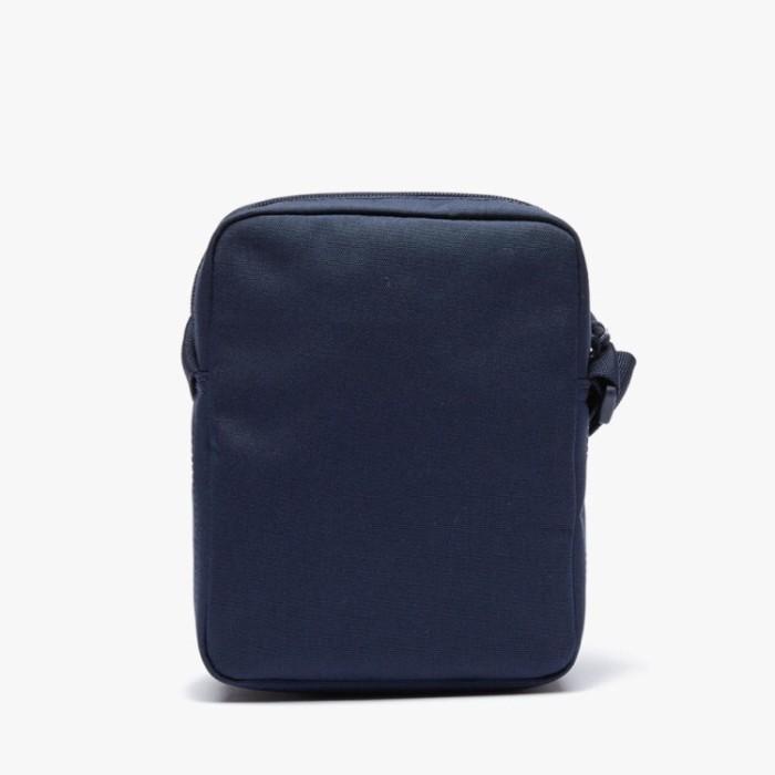 Lacoste Sling Bag Canvas Navy Original 100%