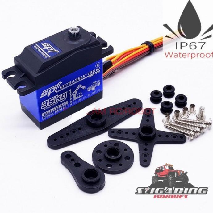 +%+%+%] SERVO SPT 35KG 1/10 UPGRADE FOR MN WPL WATERPROOF & NON WATERPROOF