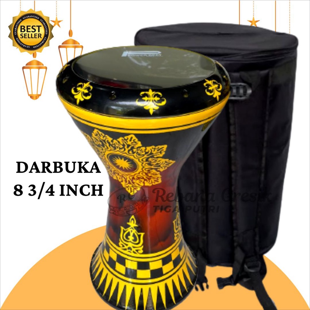 Darbuka alumunium cor mika aha ukuran 8.3/4