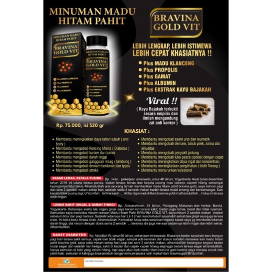 

Madu Bravina Gold vit