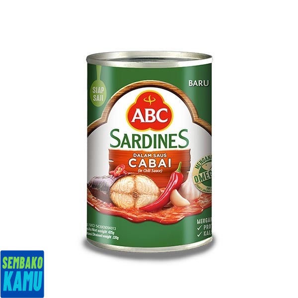 

ABC Sardines Chili 425 gr - Sarden