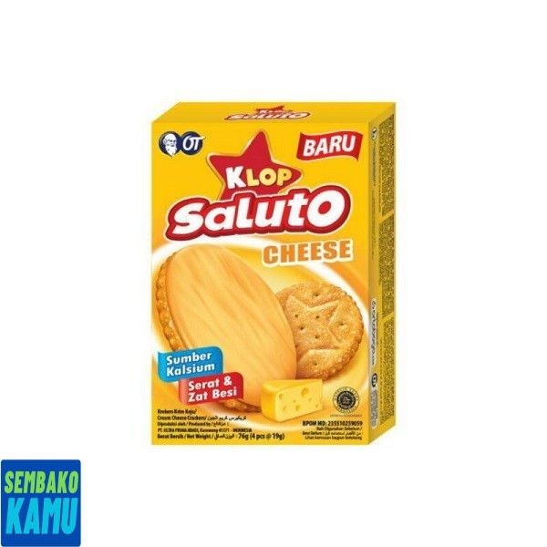 Klop Saluto Cheese 76 gr - Biskuit