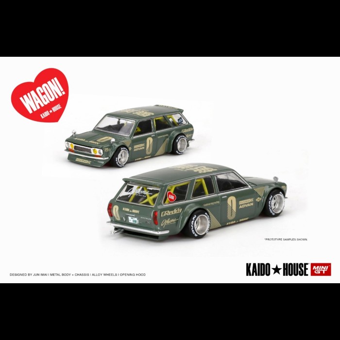 PROMO MINI GT MINIGT KAIDO HOUSE DATSUN BLUEBIRD 510 WAGON TERBARU