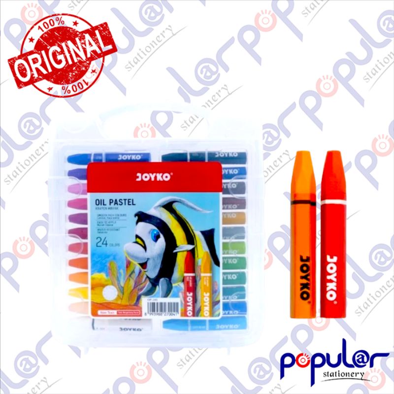 

Crayon Joyko 24C / Krayon Minyak Oil Pastel 24 Warna OP-24S