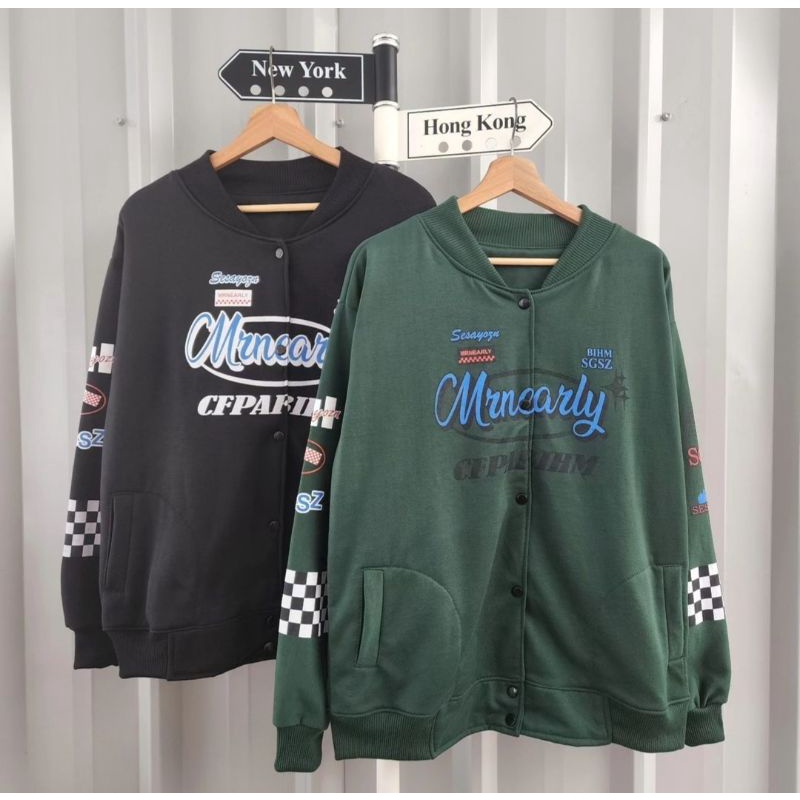 MRNCARLY JACKET PRIA-WANITA UNISEX OVERSIZE | JAKET OVERSIZE HIGH HIGH PREMIUM DISTRO | JACKET RACING | JACKET MOTOR