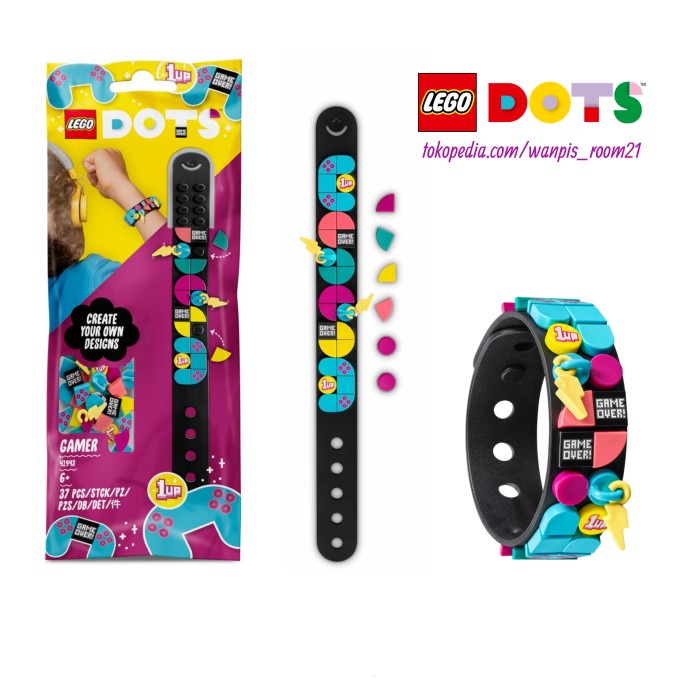 Terlaris Lego Dots 41943 Gamer - Lego Gelang Anak - Bracelet