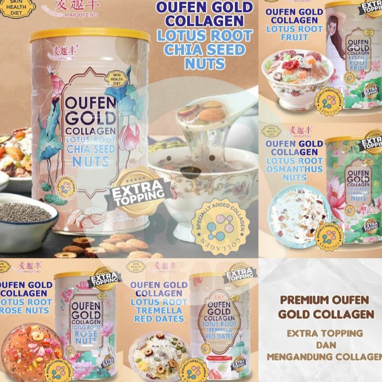 

✥Diskon TLWZA Oufen Lotus Root Powder Premium Gold Collagen OuFen Bubuk Akar Teratai T88 ➞Big Sale
