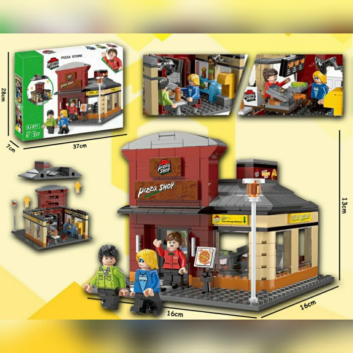 MUST HAVE LEGO MAINAN BRICK RESTORAN KFC MAINAN EDUKASI TERLARIS
