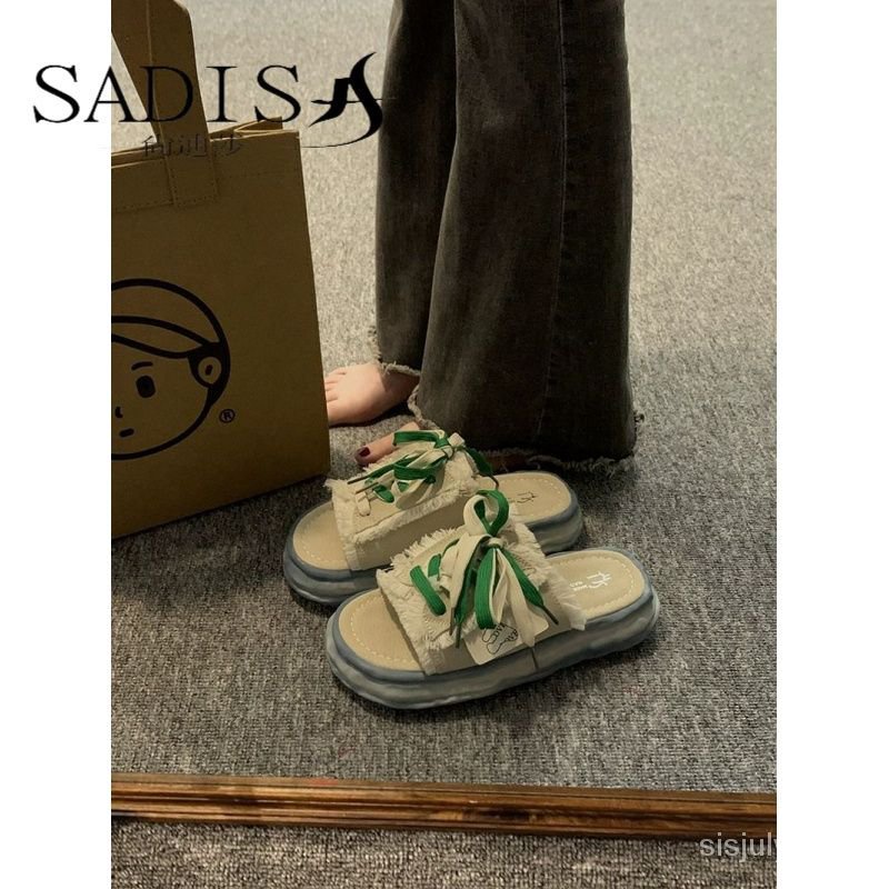 [✅BISA COD] #Sisjuly# Sandal wanita / sandal wanita baru dengan alas tebal / sandal wanita dengan al