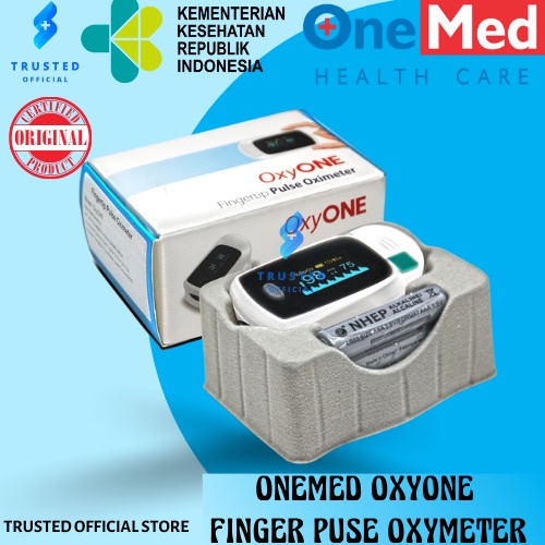 Onemed OxyOne Pulse Oximeter Digital Pengukur Kadar Oksigen & Denyut Jantung Praktis
