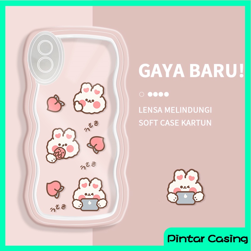 Casing Hp Ponsel untuk Redmi 9A 5A 8A 10C 9C 6A 7 K40S Note 4 8 9 10 11 Pro Casing Kartun Lucu Berun