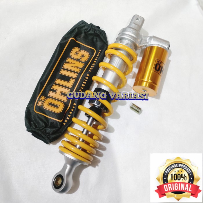 SHOCK TABUNG BAWAH OHLINS MATIC HONDA YAMAHA 330MM PLUS SARUNG SHOCK