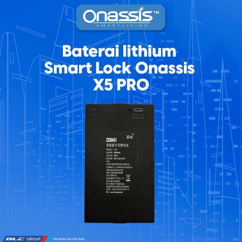 CHE135 Baterai lithium smart lock onassis X5/X6 pro +