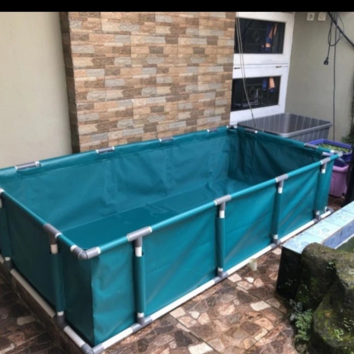 Terlaris Kolam Terpal Fulset Uk 2X1X50 Pvc Orchid