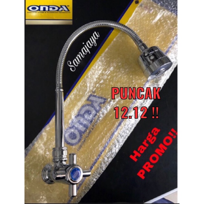Kran Angsa Flexible ONDA V688 CA . Kran cuci piring ONDA. Kran sink