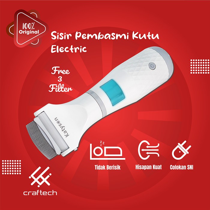 Sisir kutu rambut elektrik Sedot kutu Vacuum ORIGINAL