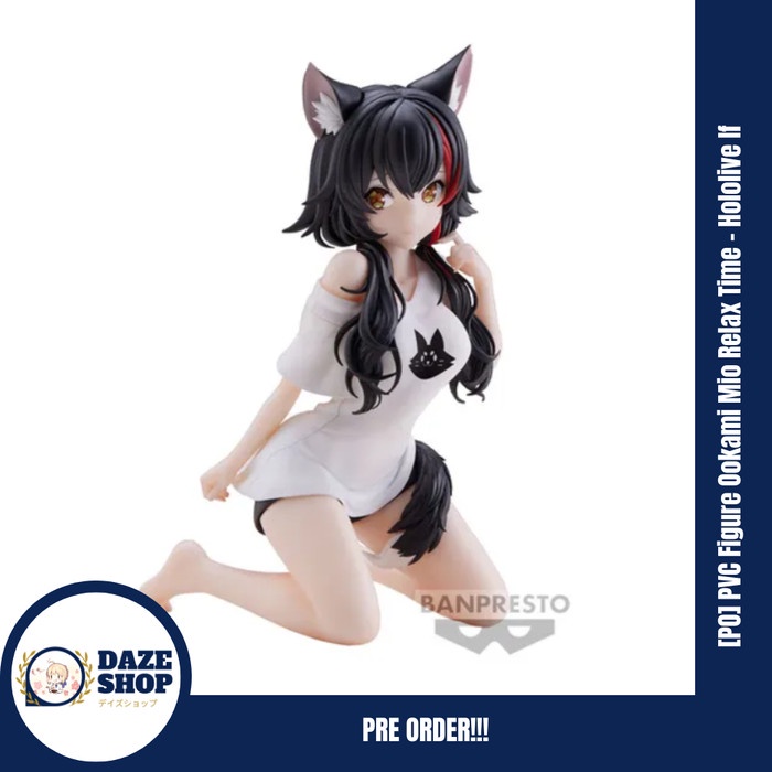 MUST HAVE [PO] PVC FIGURE OOKAMI MIO RELAX TIME - HOLOLIVE IF TERBARU