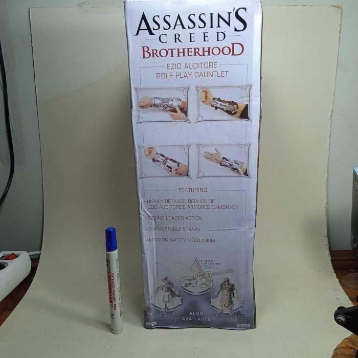 HOT SALE MAINAN PROPS COSPLAY ASSASSINS CREED BROTHERHOOD EZIO AUDITORE ROLE PL TERLARIS