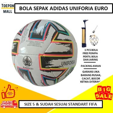 BEST QUALITY Bola Sepak Adidas Uniforia - Bola Kaki Adidas Ori - Bola Euro 2020
