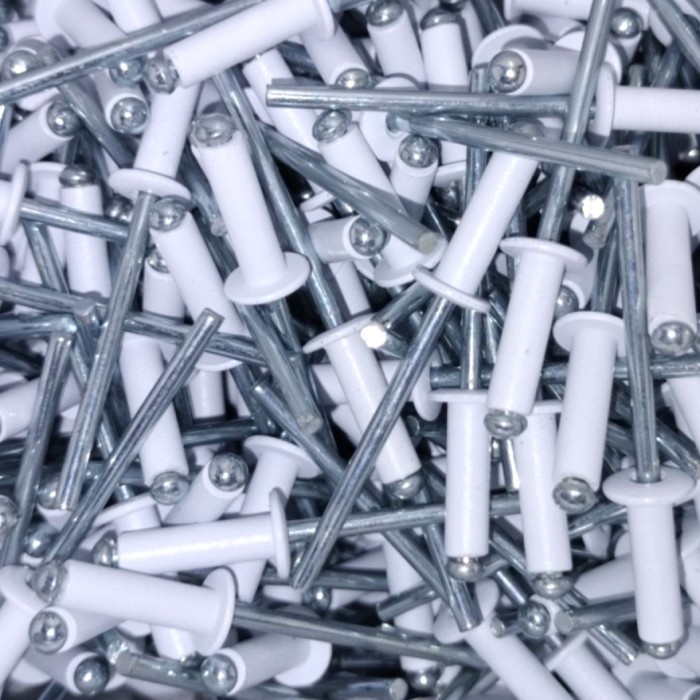 Terlaris Paku Rivet Top Rivet 550 Warna Black/White/Brown Size 4Mm X 12.7Mm