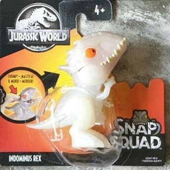 PROMO JURASSIC WORLD SNAP SQUAD INDOMINUS REX WAVE 2 (PUTIH) TERMURAH