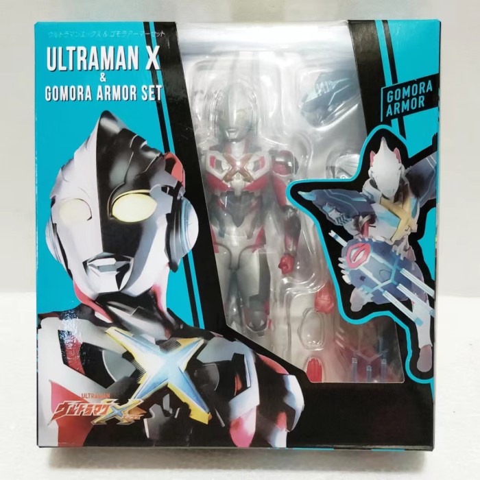 PROMO ULTRAMAN ZERO LEGEND BEYOND GALAXY GLITTER ULTRAMAN X GOMORA ARMOR SET TERMURAH