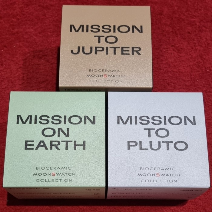 HOT SALE OMEGA X SWATCH PLUTO ORIGINAL 100% TERLARIS