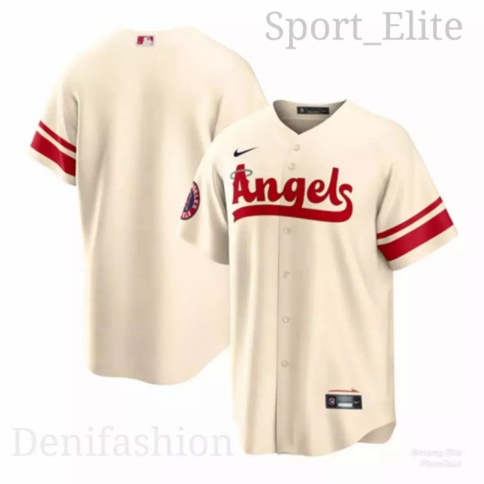 Jersa Ready Jersey Baseball Nike City Connect Los Angeles Angels Original Ok